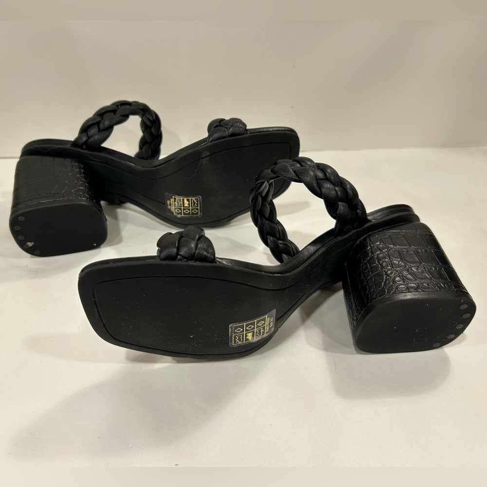 DOLCE VITA Black Natie Sandal - Size 8.5 - Picture 14 of 15